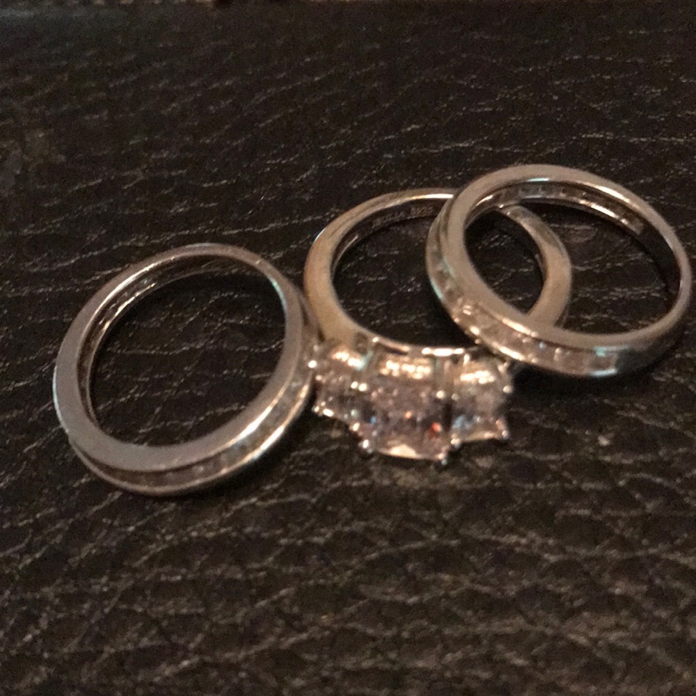 3 Diamond CZ ring set.